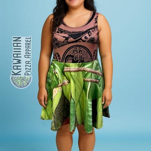 Maui inspiriertes Skater-Kleid für Damen