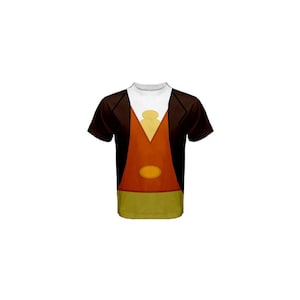 Men&#39;s Jiminy Cricket Pinocchio Inspired Short Sleeve Shirt