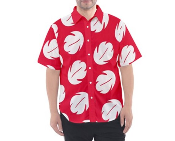 lilo and stitch button up shirt