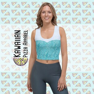 Women&#39;s Elsa   Inspired Crop Top