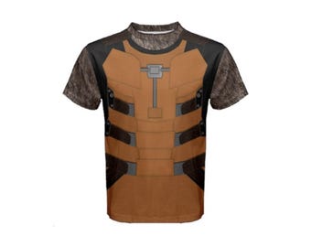 Chemise à manches courtes inspirée des fusées pour hommes