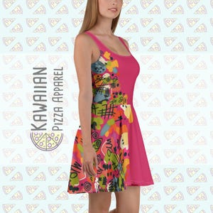 Women&#39;s Weird Barb Inspired Skater Dress