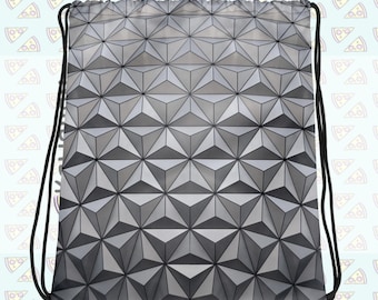 Disney Silver Geometric Backpack (Epcot inspired) Spaceship Earth Backpack *newest Version*- Epcot Bag  main image 3
