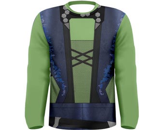 Camisa de manga larga para hombre inspirada en Gamora