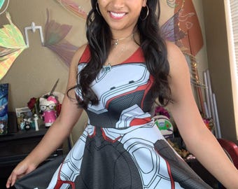 Women's Endgame Inspired Skater Dress