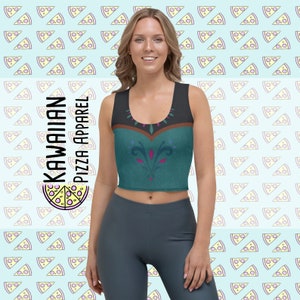 Women&#39;s Coronation Elsa   Inspired Crop Top