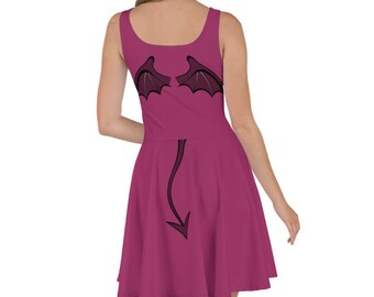 Frauen Schmerz inspiriert Skater Kleid