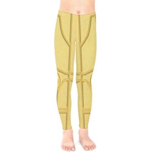 Baby / Kid&#39;s C3PO   Inspired Leggings