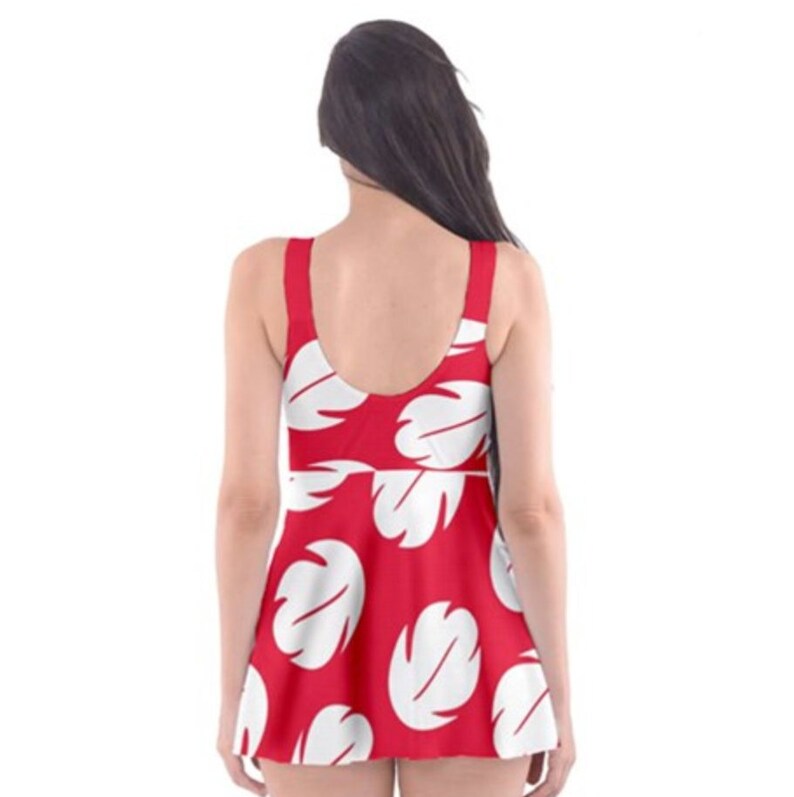 Lilo Lilo and Stitch Inspired One Piece Skater Dress Swimsuit Etsy