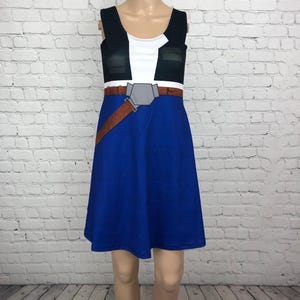 Women&#39;s Han Solo   Inspired Sleeveless Flare Dress