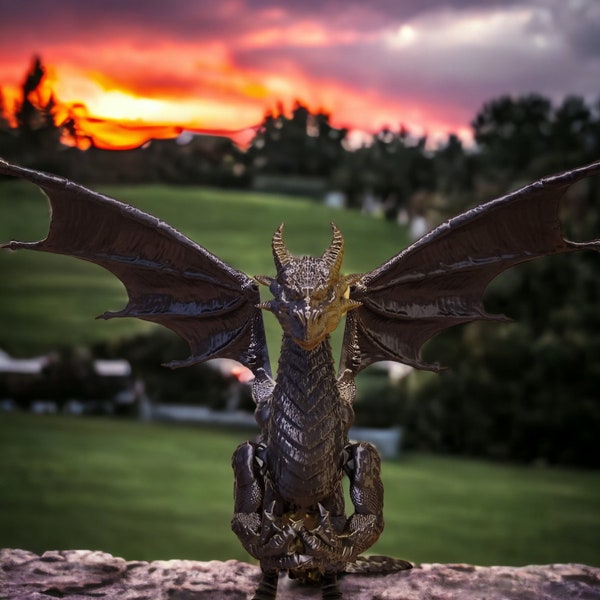 Large Articulated 3D Printed Dragon