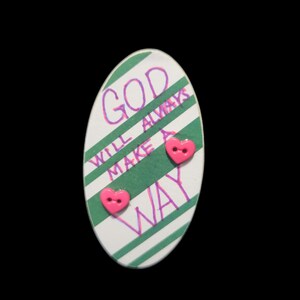 Handmade Christian-Themed Magnets – Inspirational Faith-Based Decor