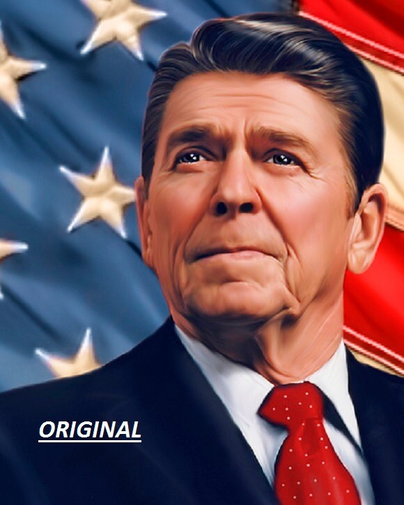 Ronald Reagan 2... Counted Cross Stitch Pattern Computer ...