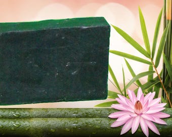 Charcoal Lemongrass Goat Milk Soap | handmade