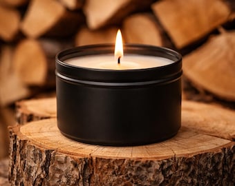 Antique Sandalwood 7 once candle tin | Melts also available