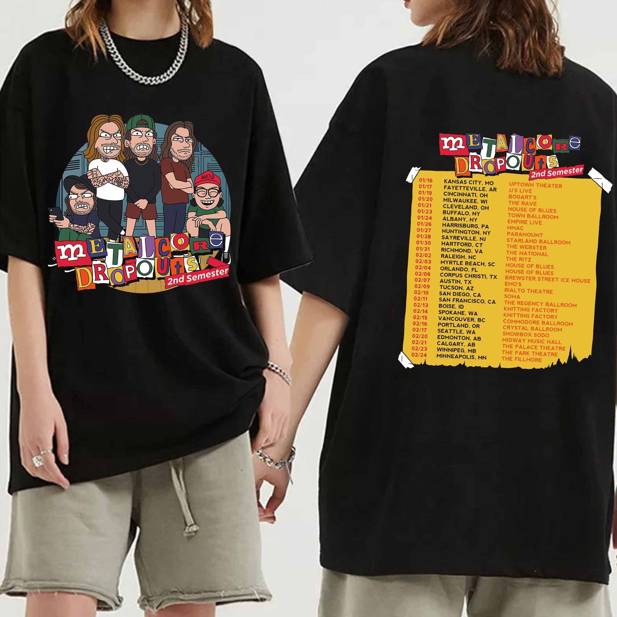 The Devil Wears P.ra.da Metalcore Dropouts 2024 Tour sold by