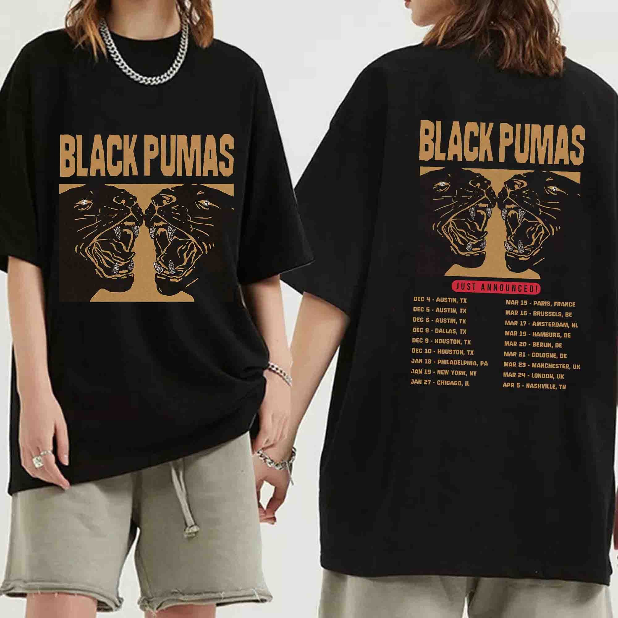 Discover Black Pumas 2023 2024 Tour Shirt, Black Pumas Band Fan