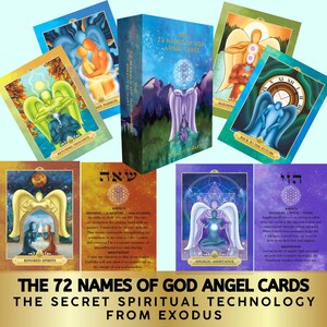 Les 72 Noms de Dieu Cartes Anges