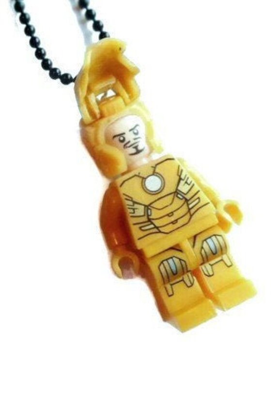 lego iron man keychain