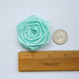 Handmade Double Face Satin Ribbon Roses in Multiple Color (2 Inches ...