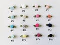 20 pcs Tiny Handmade Satin Ribbon Roses  with leaves In Multiple Color. Super High quality ribbon roses.Ready To Ship.
