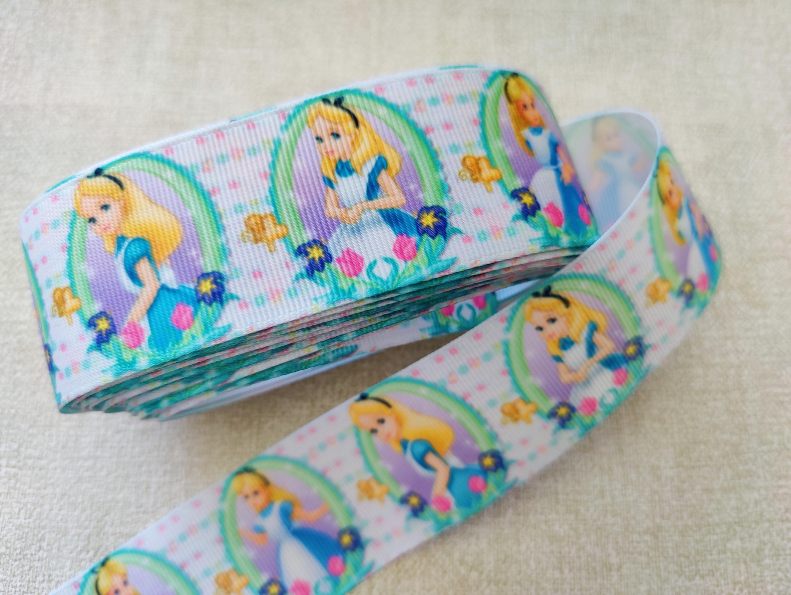 1 Yards Disney Princess Grosgrain Ribbon 1-1/2