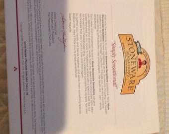 Pampered Chef more stoneware sensations