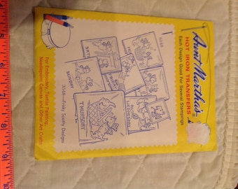Aunt martha's hot iron transfers 3538