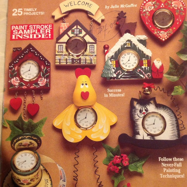 Mini clock works by Suzanne McNeill