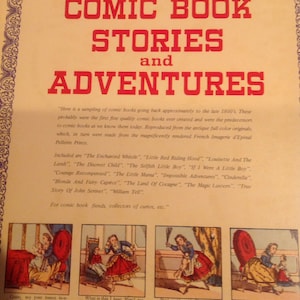 Antique comic book stories and adventures
