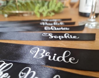 Personalised Glass Ribbon 2nd Class