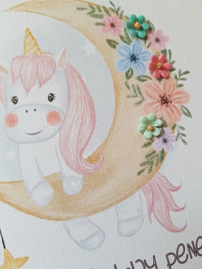 Personalised Unicorn Birthday Card image 6