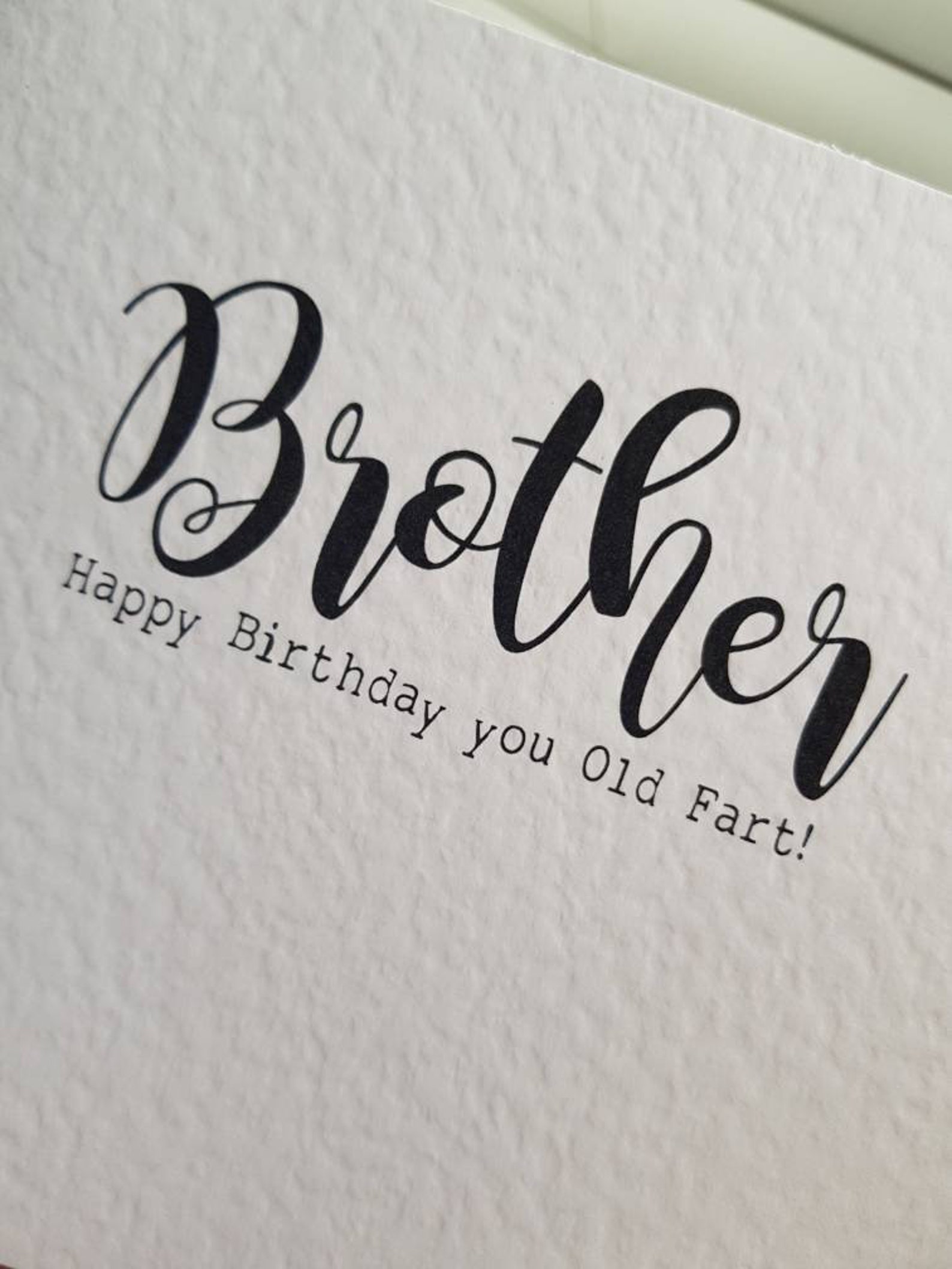 Funny Brother Birthday Card | Etsy
