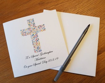 Personalised Christening Card