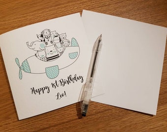 Personalised First Birthday Card