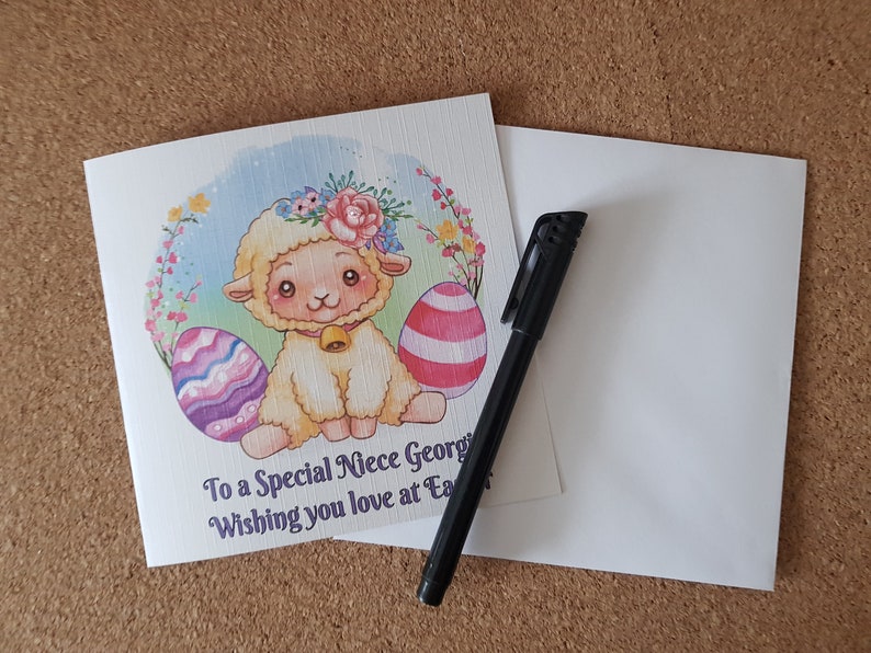 Personalised Easter Card