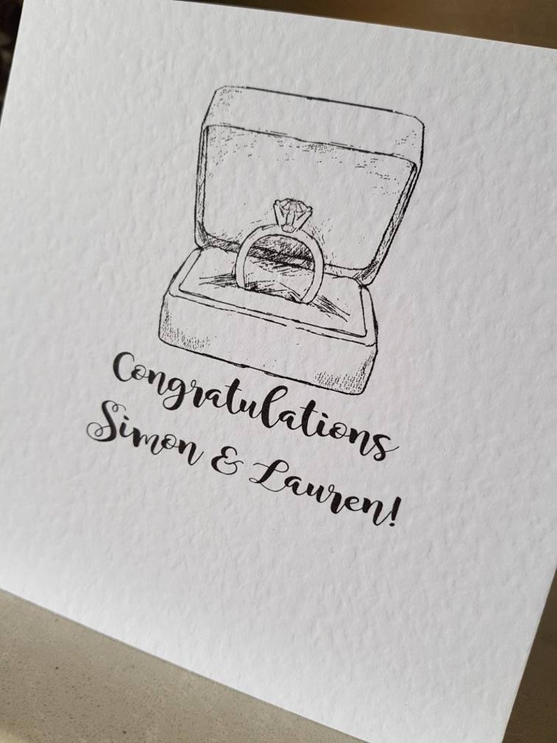 Personalised Engagement Card image 6