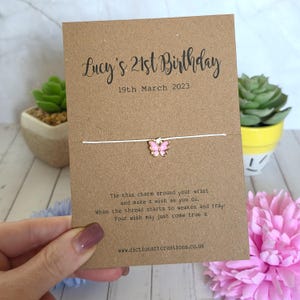 Birthday Wish Bracelet FREE UK DELIVERY 2nd Class