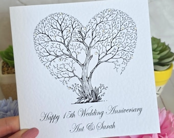 Personalised Anniversary Card
