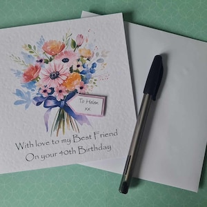 Carte d’anniversaire personnalisée