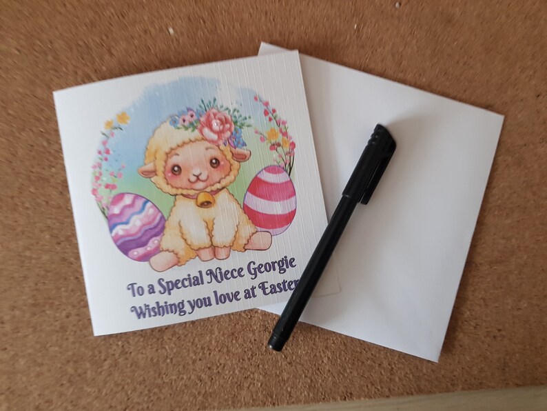 Personalised Easter Card