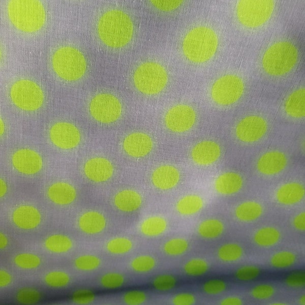 Bright green- laminated fabric