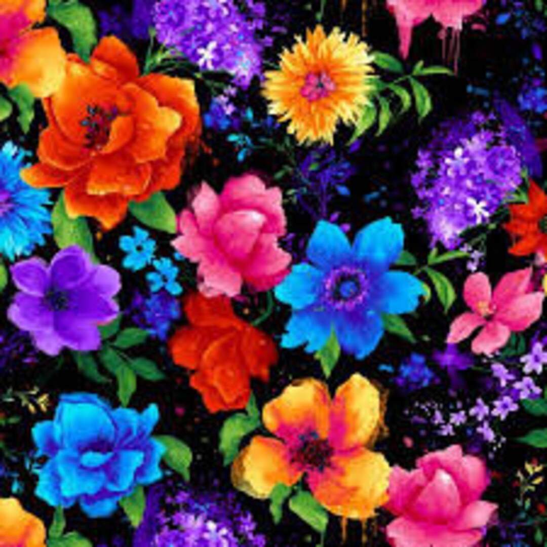 Timeless Treasures Fabric Fleur C7808 - Etsy
