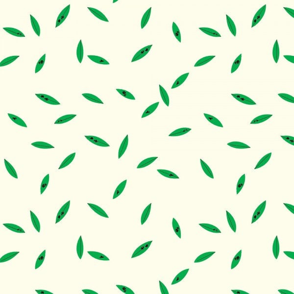 1/2 Yard Birch Fabrics Knit - k-ch-53-green-leaves