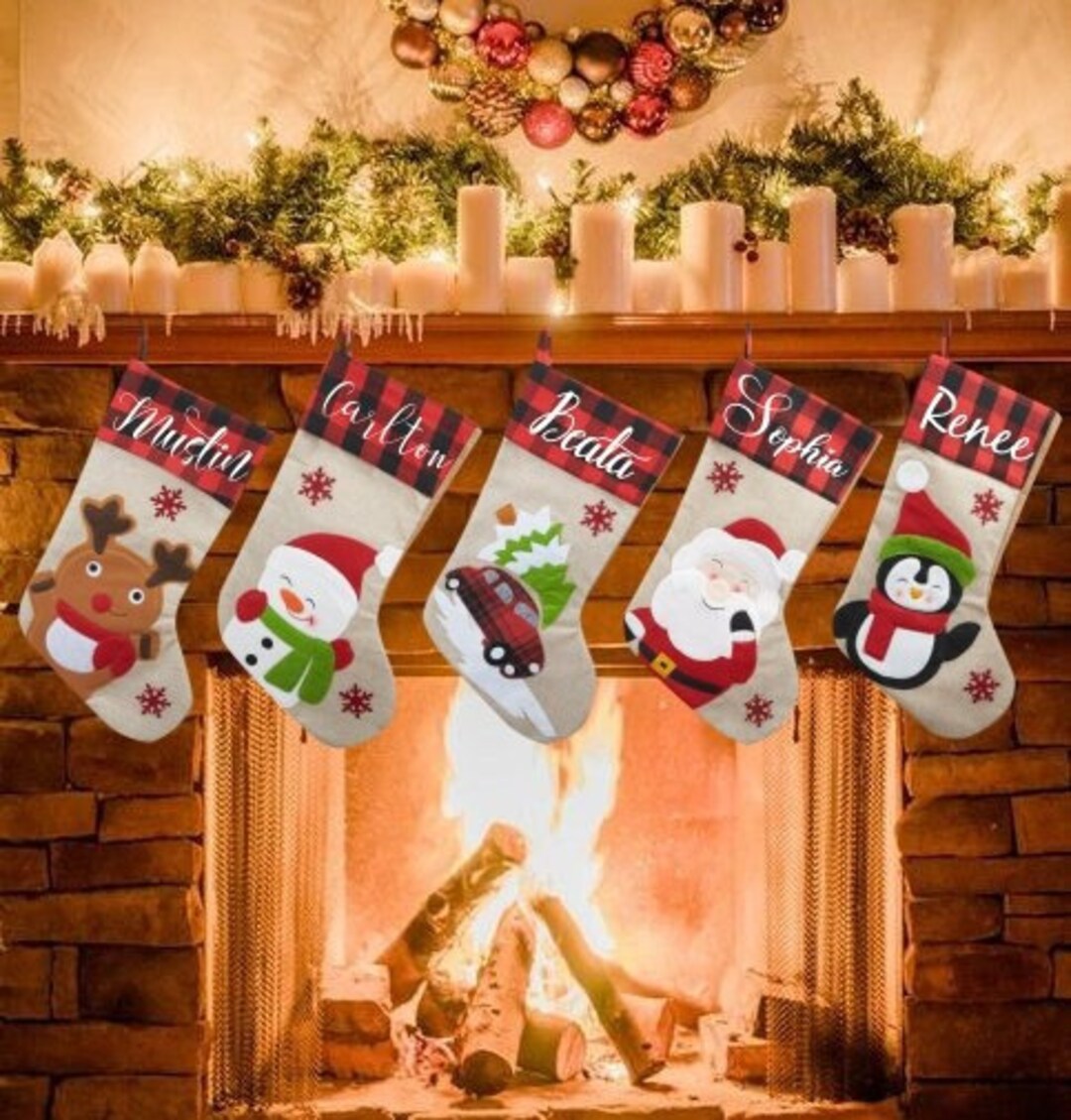 Personalized Christmas Stocking5 Styles Christmas Etsy