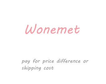 Special payment pay for price difference or  shipping cost