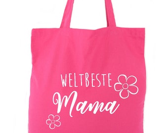 Jute bag "World's Best Mom"