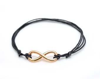 Rosegoldenes Infinity Armband