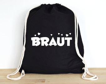 Jutebeutel/Turnbeutel  Braut