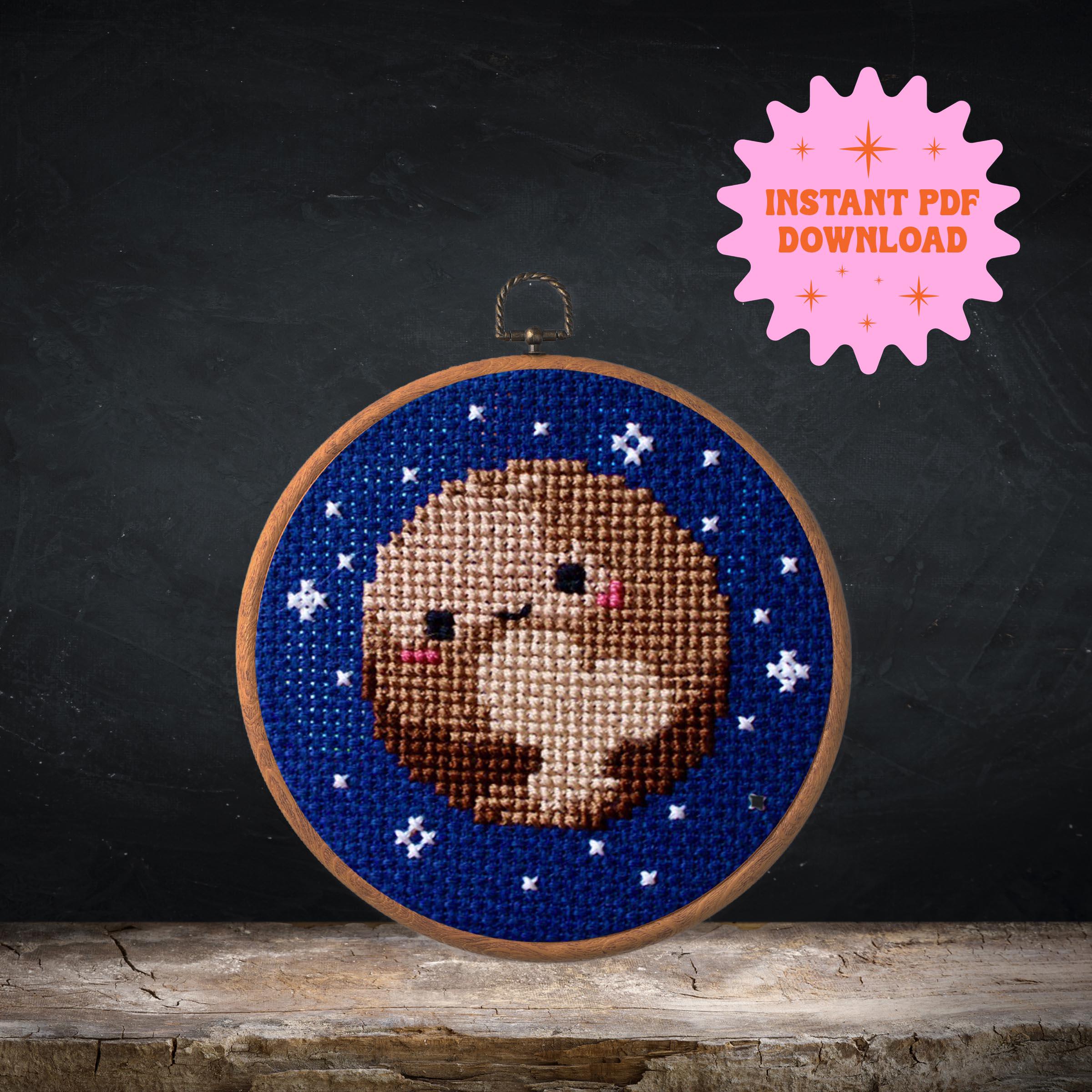 プルートLove Pluto Loves You! | Easy Cross Stitch Pattern | Instant PDF